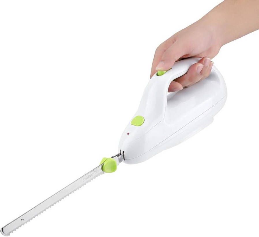 Elektrisch Broodmes met Roestvrijstalen Bladen en Veilige Schakelaar