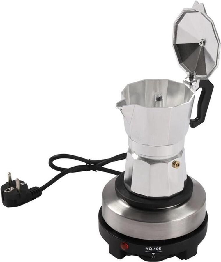 Elektrisch Espressomachine 500W voor Thuis en Kantoor Rvs