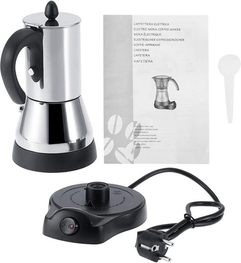 Elektrisch Espressomachine RVS 220V Automatische Rvs Koffiezetapparaat (200 300 ml)