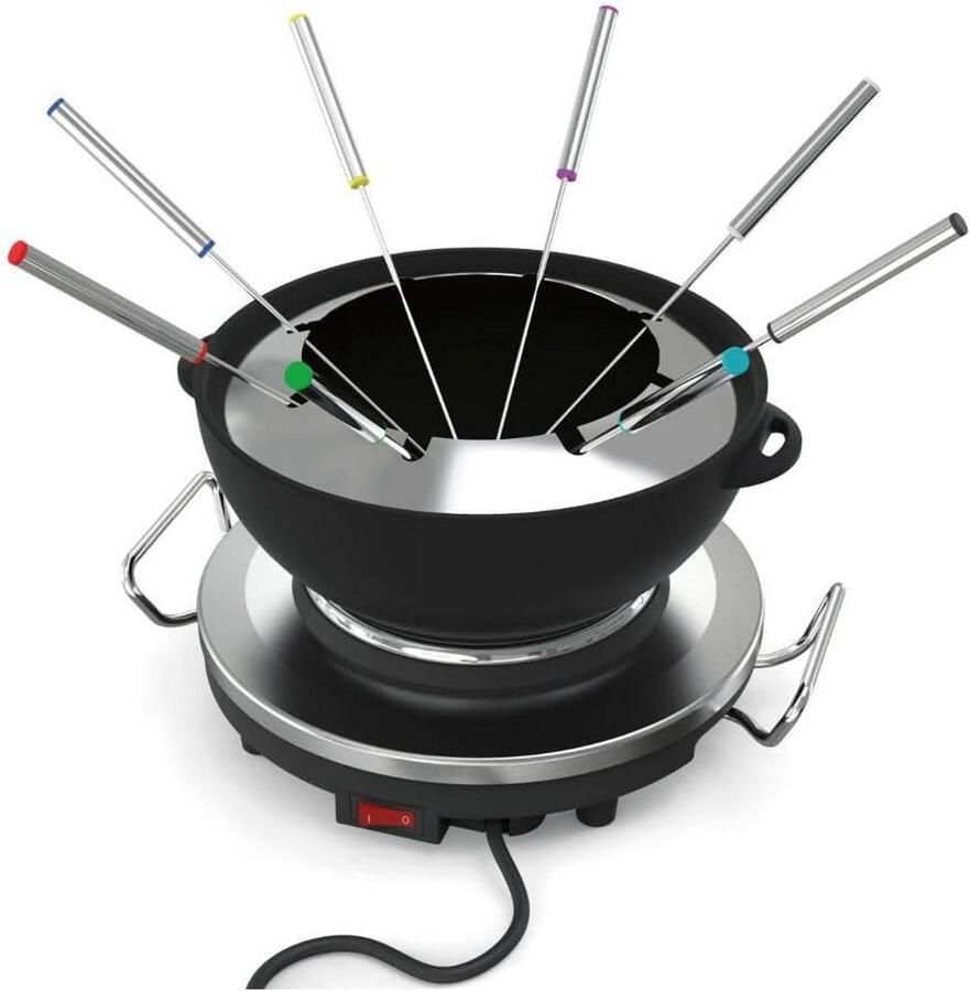 Elektrisch Fondue & Kooktoestel met Regelbare Temperatuur