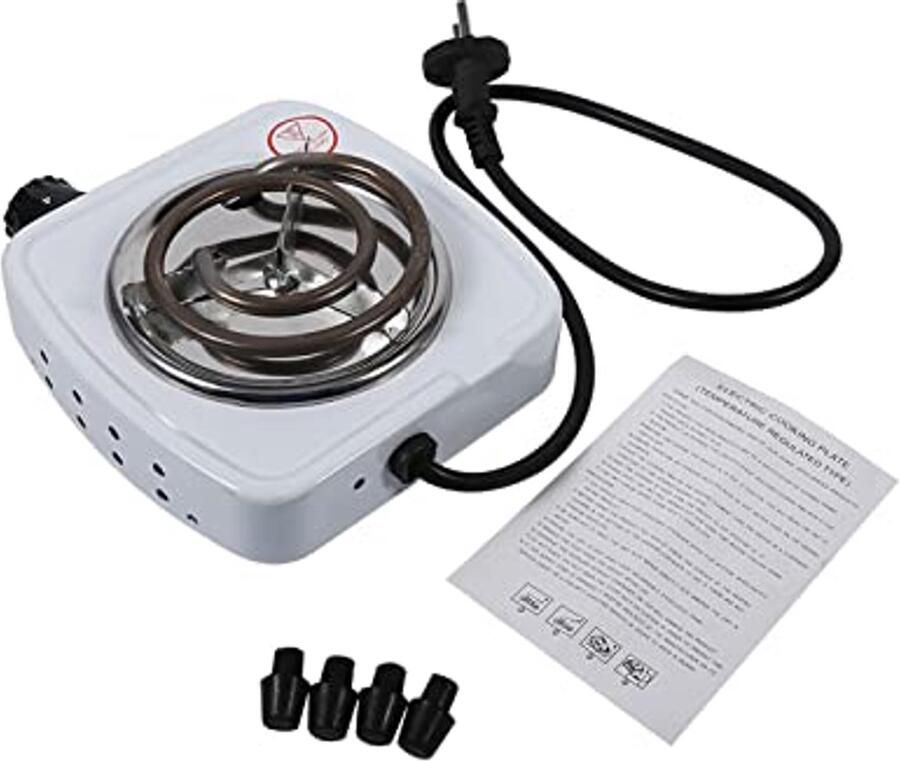 Elektrisch Fornuis 220V 500W Kookplaat voor Thuis met Koffieverwarmer