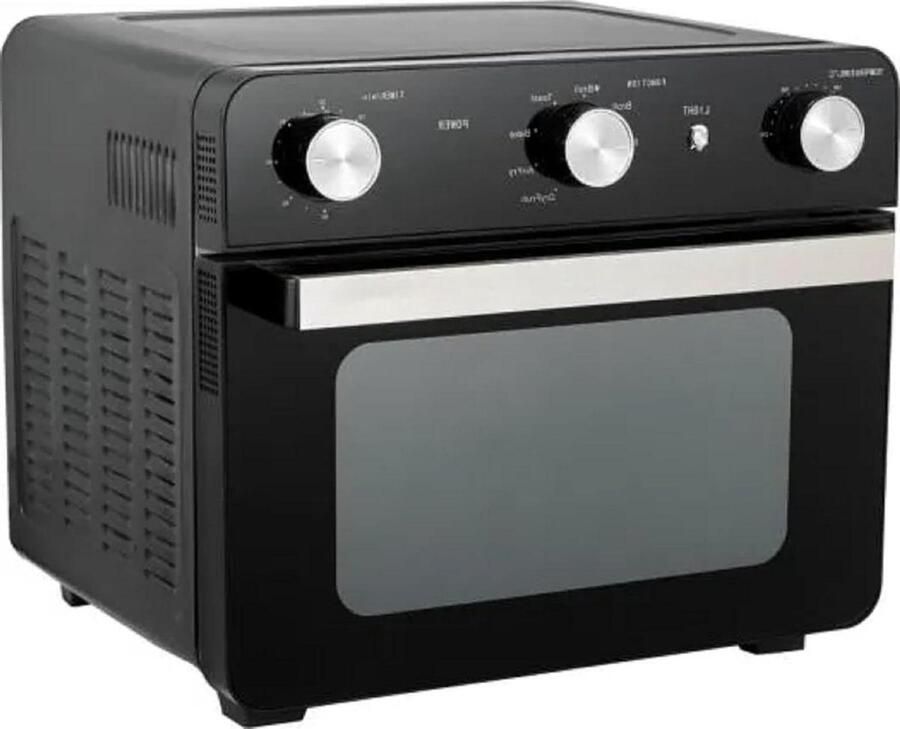 Elektrisch fornuis Compacte oven Koken en bakken Krachtige 1700W 24 liter Zwart