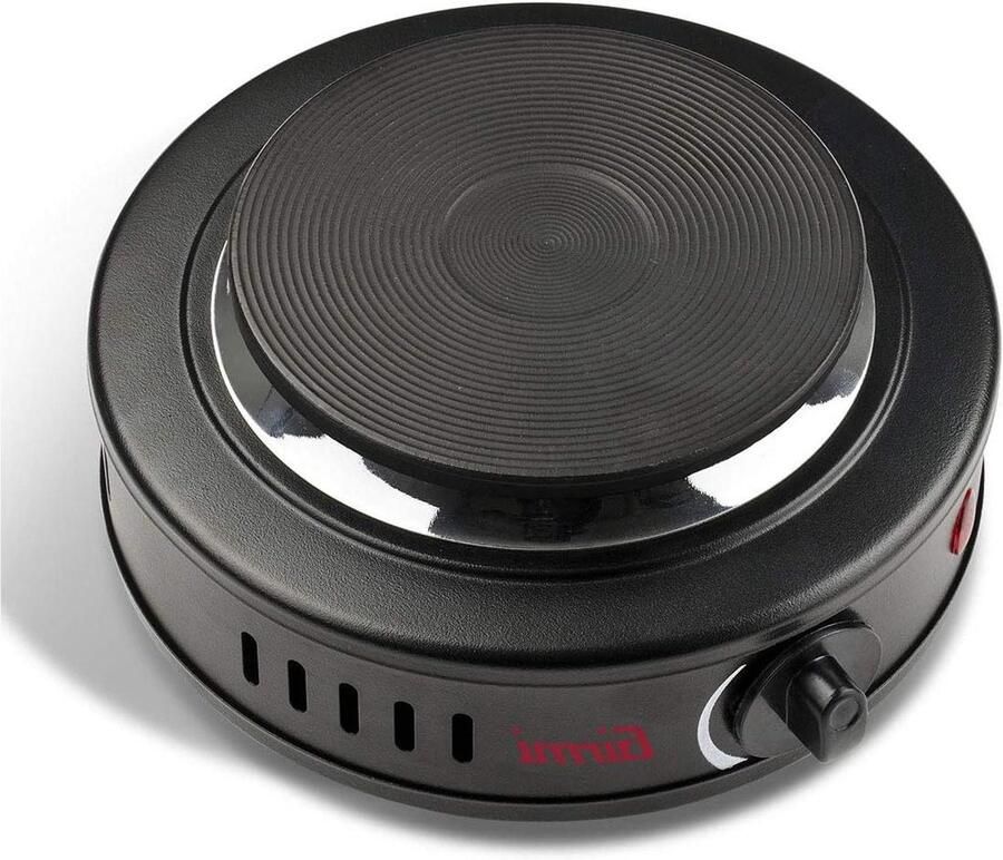 Elektrisch Fornuis Kookplaat Compact Koken Gietijzeren Plaat 11 cm Zwart