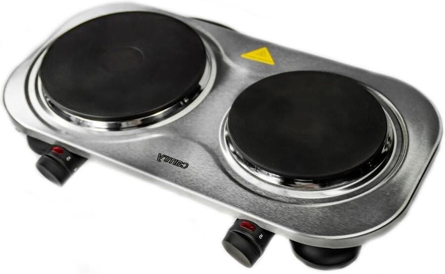 Elektrisch fornuis Kookplaat Fornuis Koken en braden Twee verwarmingsplaten 18 cm en 155 cm