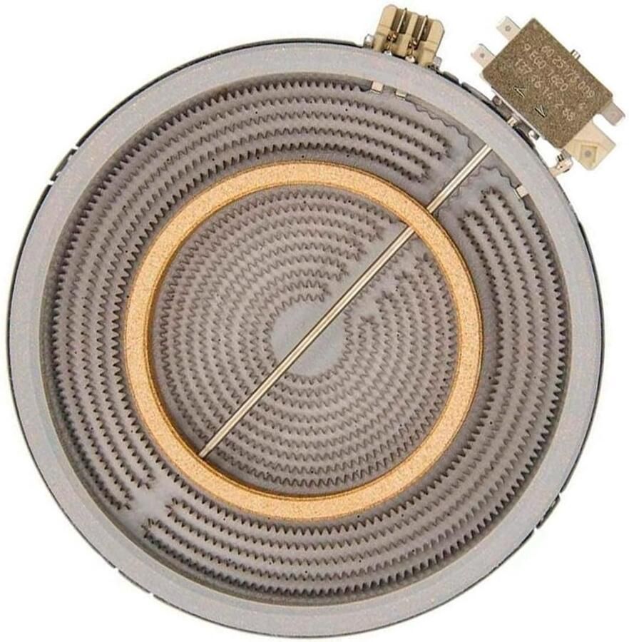 Elektrisch fornuis Kookplaat Thuis koken Inbouw model 60 cm Zwart
