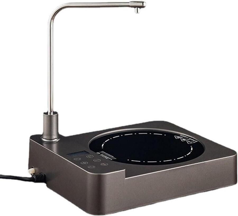 Elektrisch Fornuis Mini Kookplaat Thee Zetten Automatische Watertoevoer 24.7 cm Zwart