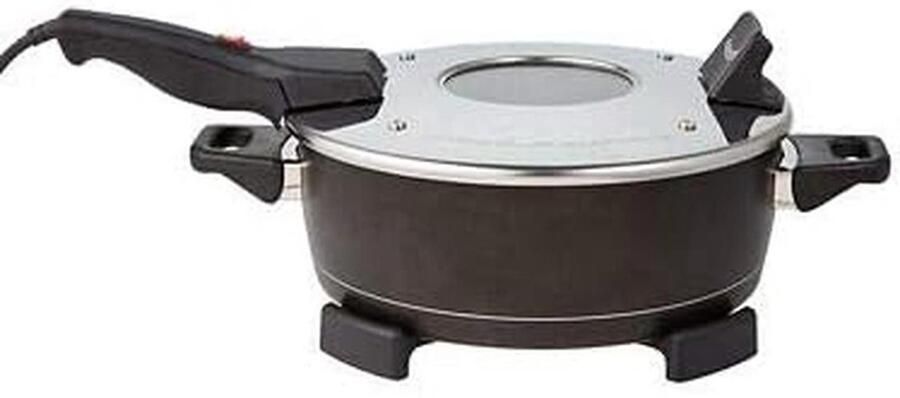 Elektrisch fornuis Mini oven Compact koken Energiezuinig alternatief 4 Liter Zwart