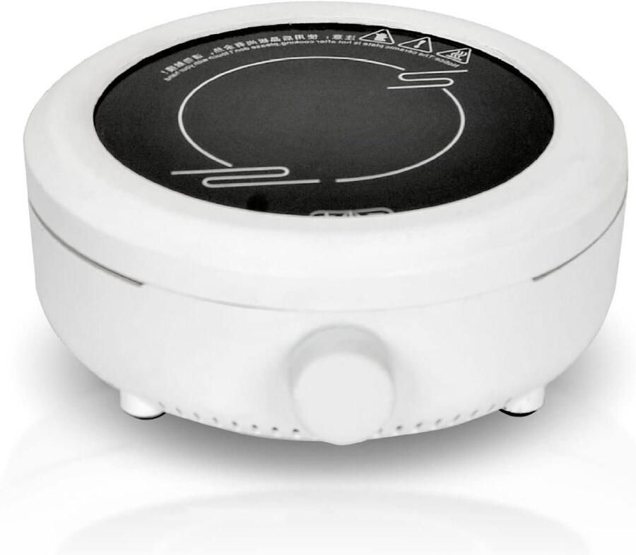 Elektrisch Fornuis Thee Kookplaat Water Koken Draagbaar Ontwerp 183mm x 68mm Wit
