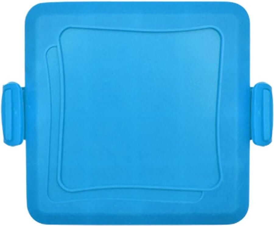 Elektrisch Grill Apparaat Sandwichmaker Wafelijzer Rookvrij Grillen Draagbaar Compact Design 16x14x3 cm Blauw