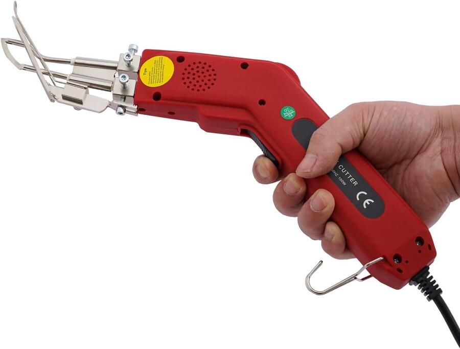 Elektrisch heetmes Hittedraad snijder Precisie snijwerk Instelbare temperatuur 100W 50-500°C Rood