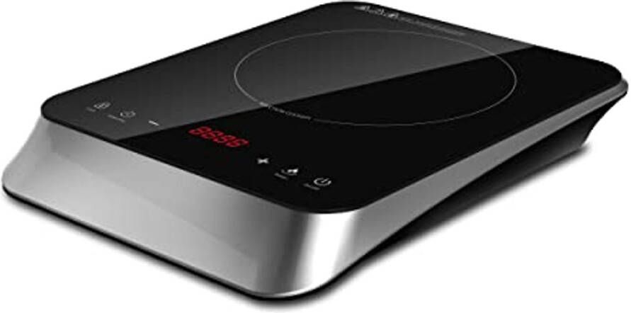 Elektrisch Inductiekookplaat met Digitaal Display en Timer 2000 Watt Zwart Staal