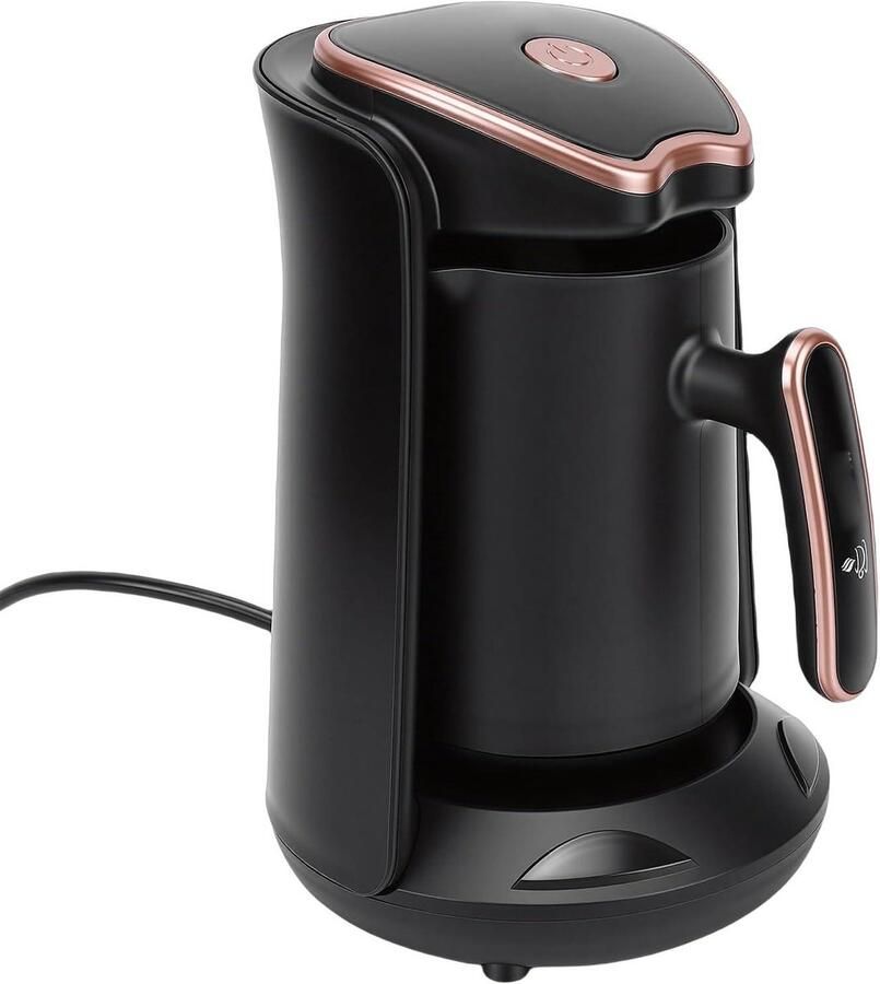 Elektrisch Koffiezetapparaat Koffiepot Authentieke Koffie Zetten Zet- en Verwarmingsfuncties 23 x 15.5 x 15 cm Zwart