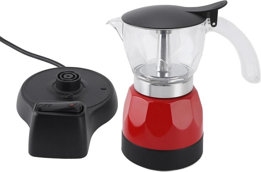 Elektrisch Koffiezetapparaat voor Italiaanse Espresso 3 Kopjes (150 ml) Aluminium