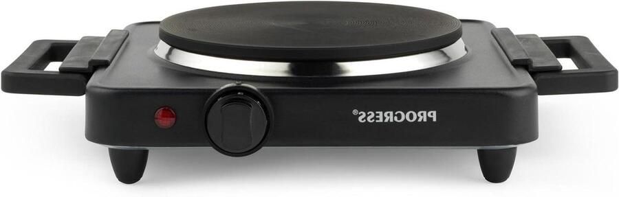 Elektrisch Kookplaat Enkele Kookplaat Kleine Keuken 5 Warmte-instellingen 18.5 cm Zwart