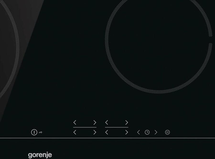 Elektrisch Kookplaat Keramisch Glas Veelzijdig Koken Touch Control Timer 60 cm Zwart