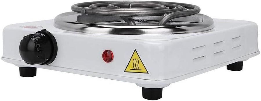 Elektrisch Kookplaatje Draagbare Kookplaat Snel Koken Snelle Verwarming 21.5 cm Zwart
