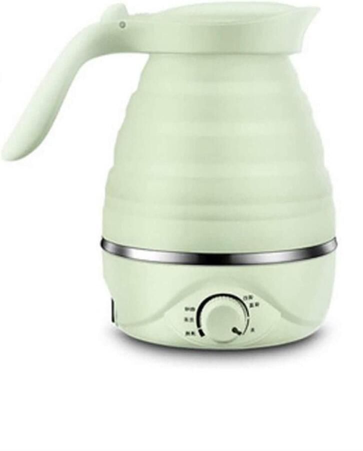 Elektrisch Kookstel Reis Kookstel Opvouwbaar Water Koken Voedselveilig Silicone 700 ml Groen