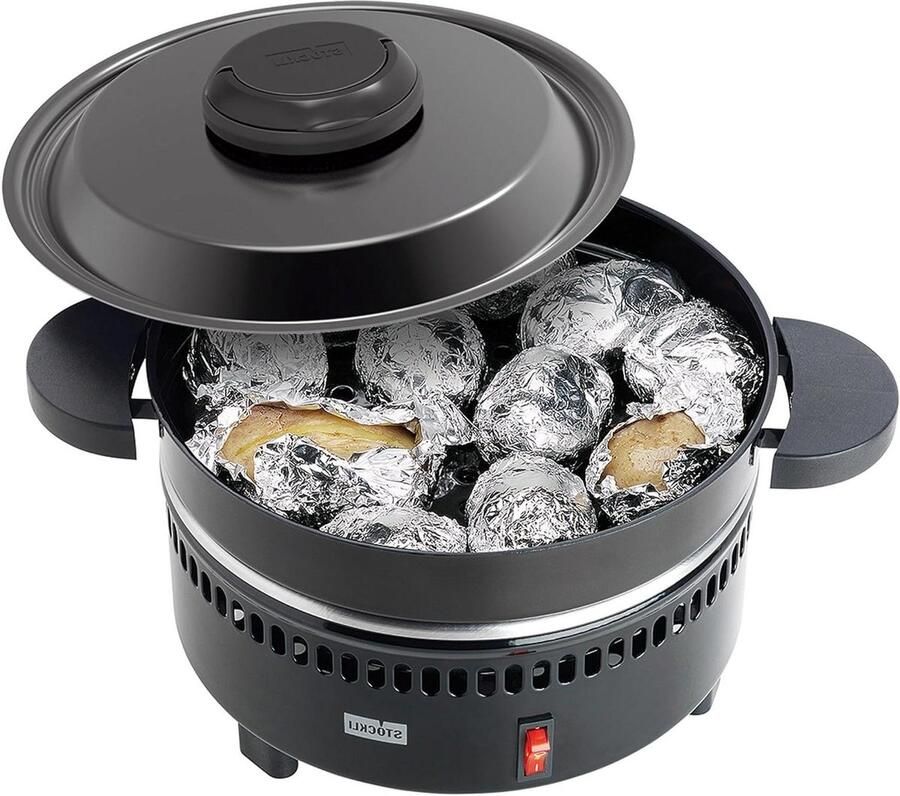 Elektrisch Kooktoestel Crêpe Maker Zoete Gerechten Maken Inclusief Grillplaat 25 cm Zwart