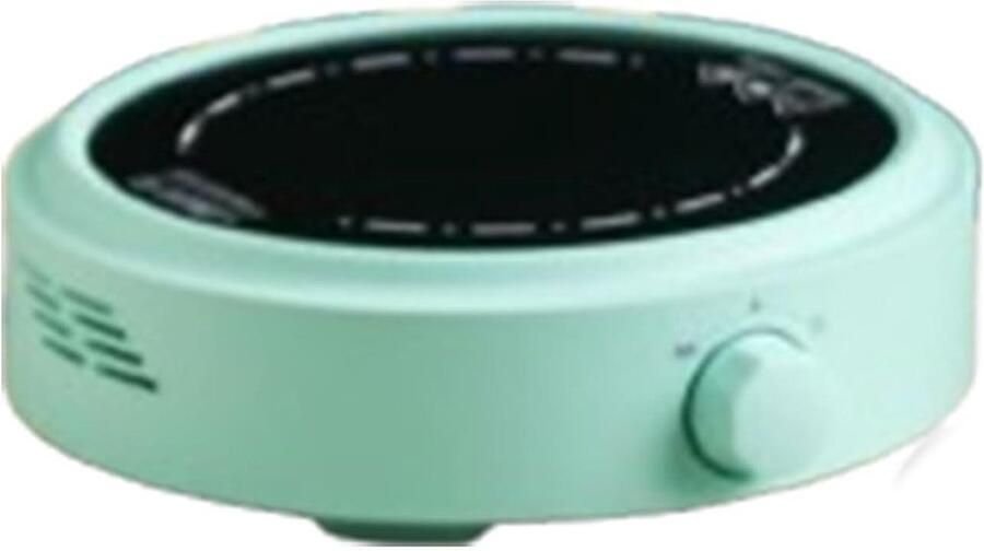 Elektrisch Minifornuis Draagbare Kookplaat Water Koken Snelle Verwarming 17 cm Diameter Groen