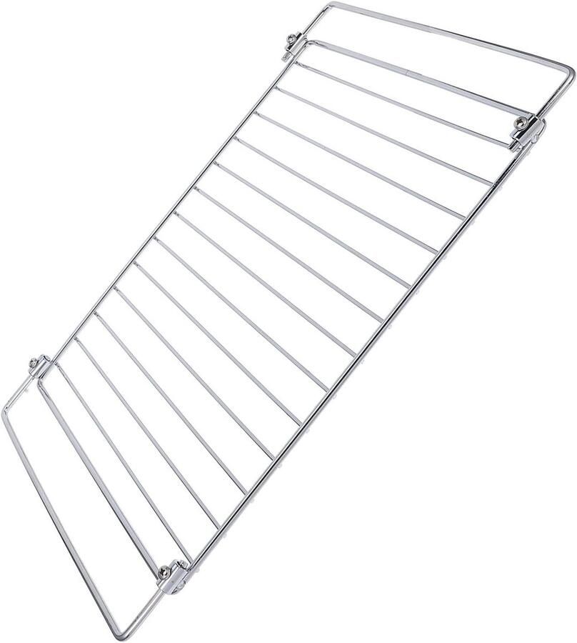Elektrisch Ovenrooster Barbecue Rek Buiten Koken Hittebestendig Roestvrij Staal 35x27x0.5CM Zilver