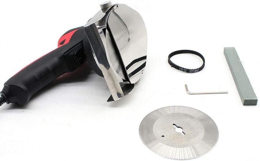 Elektrisch roestvrijstalen kebabmes – 80W snijdikte 1-8 mm 10 cm meslengte inclusief extra lemmet