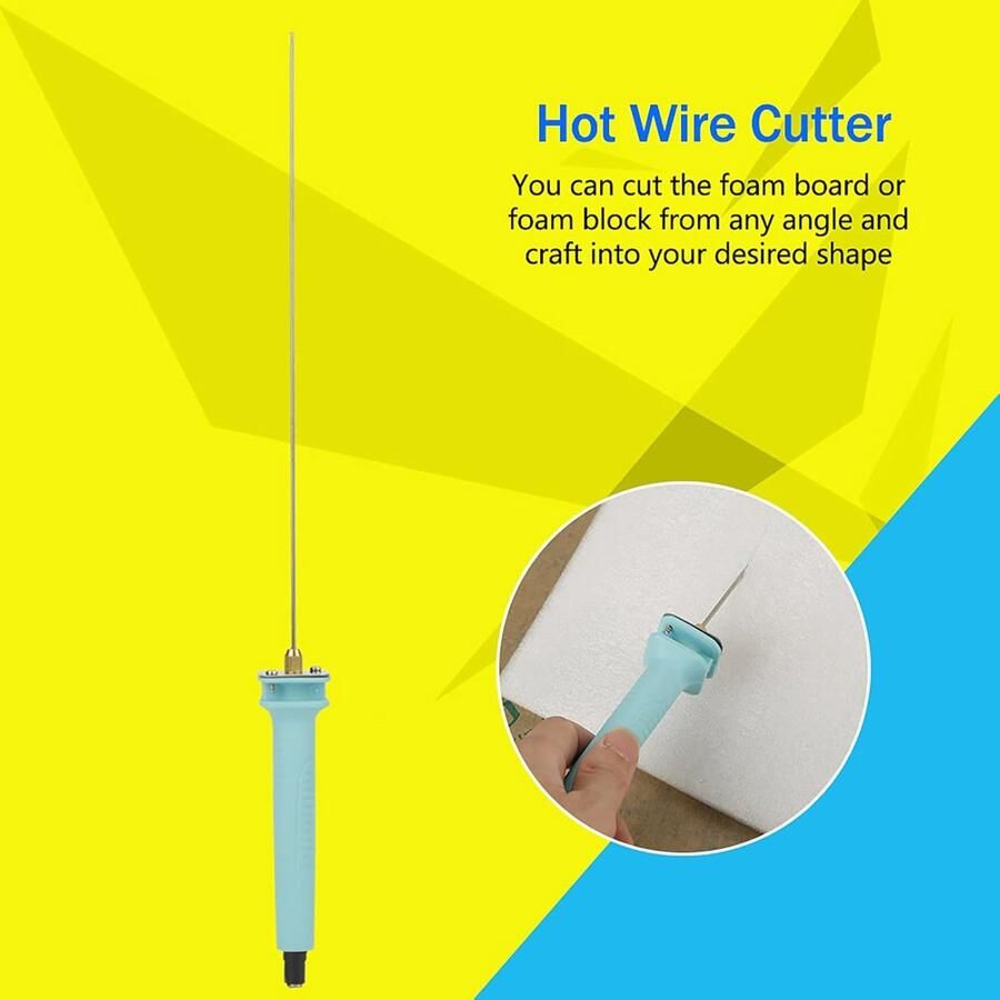 Elektrisch Snijgereedschap Hete Pen Kit Polystyreen Snijden Handbediend Ontwerp Turkoois