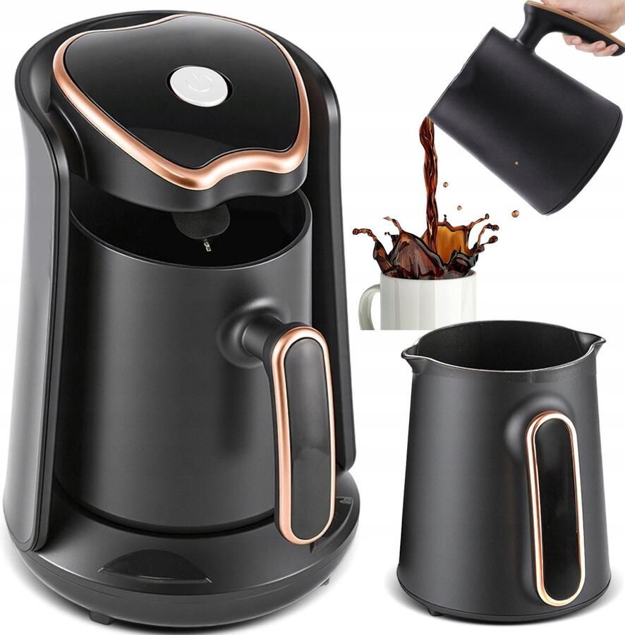 Elektrisch Turks koffiezetapparaat 300 ml snel en ergonomisch