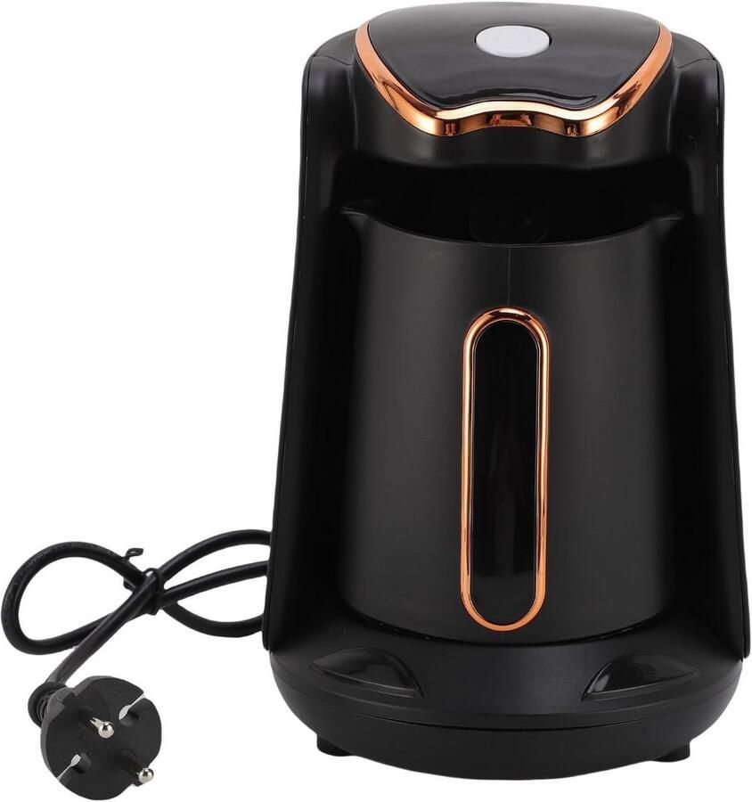 Elektrisch Turks Koffiezetapparaat voor 4 Kopjes met 600W Vermogen en Anti-Overloop