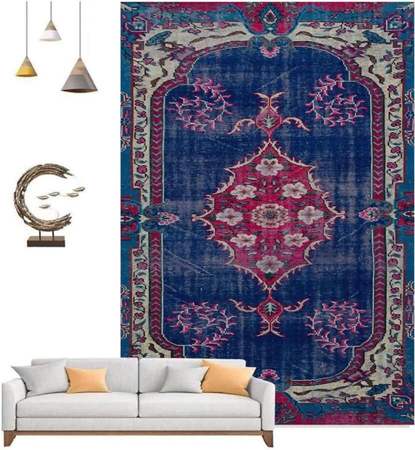 Elektrisch Vloerkleed Verwarmingsmat Binnen Opwarmen Gelijkmatige Warmte 55x90cm Abstract Patroon