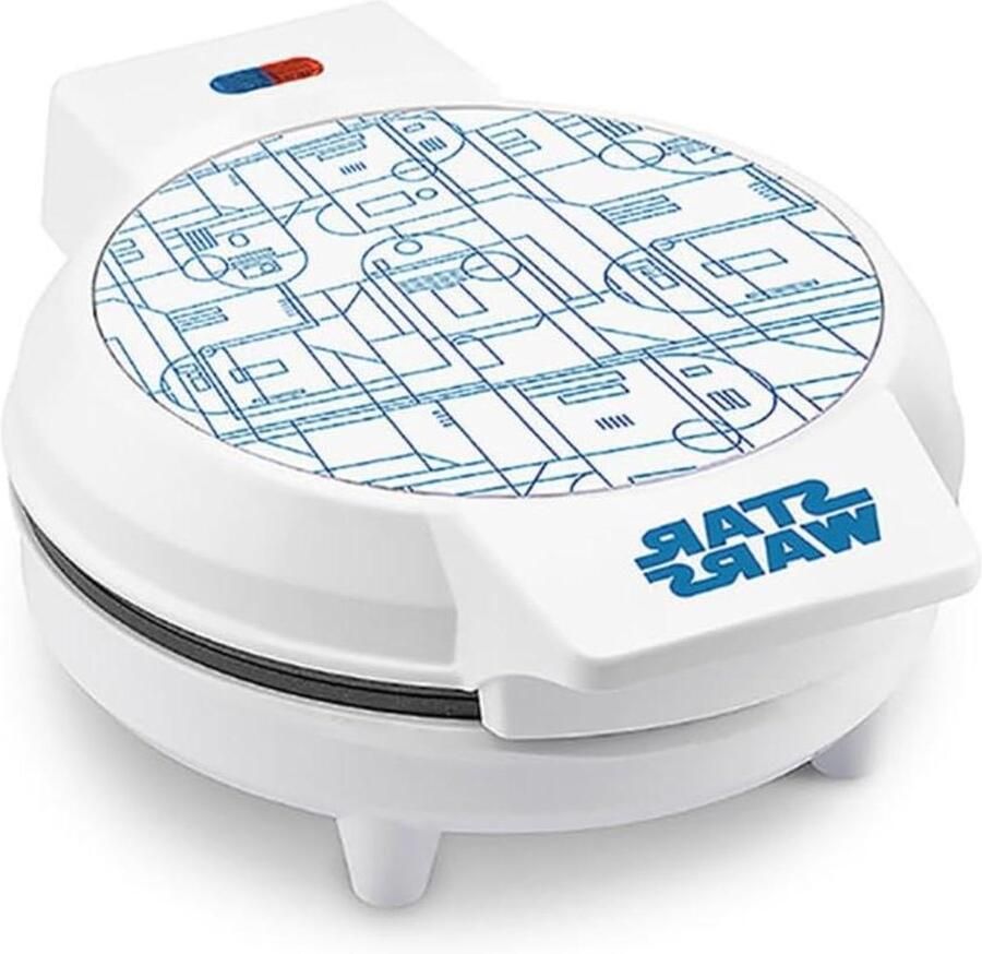 Elektrisch Wafelijzer Wafelmaker Thuis Bakken Uniek R2-D2 Design 258 x 207 x 107 cm Meerkleurig