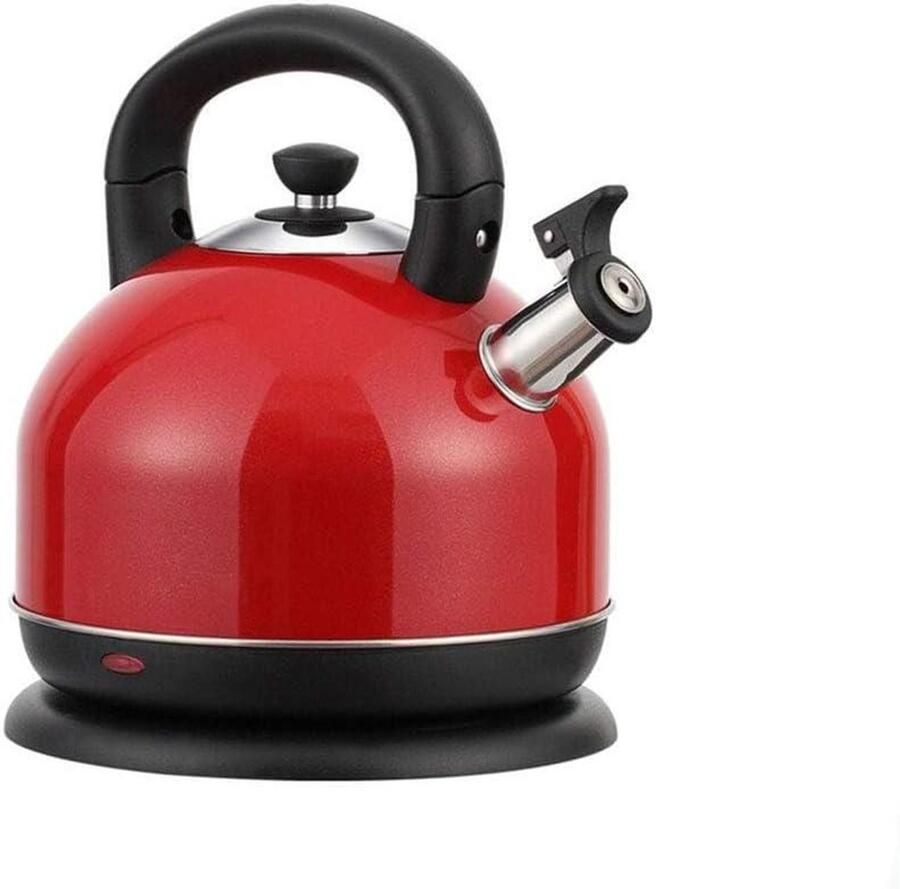 Elektrisch Waterkoker Snelkoker 3 Liter Grote Gezinnen Snelle Verhitting 3 Liter Rood