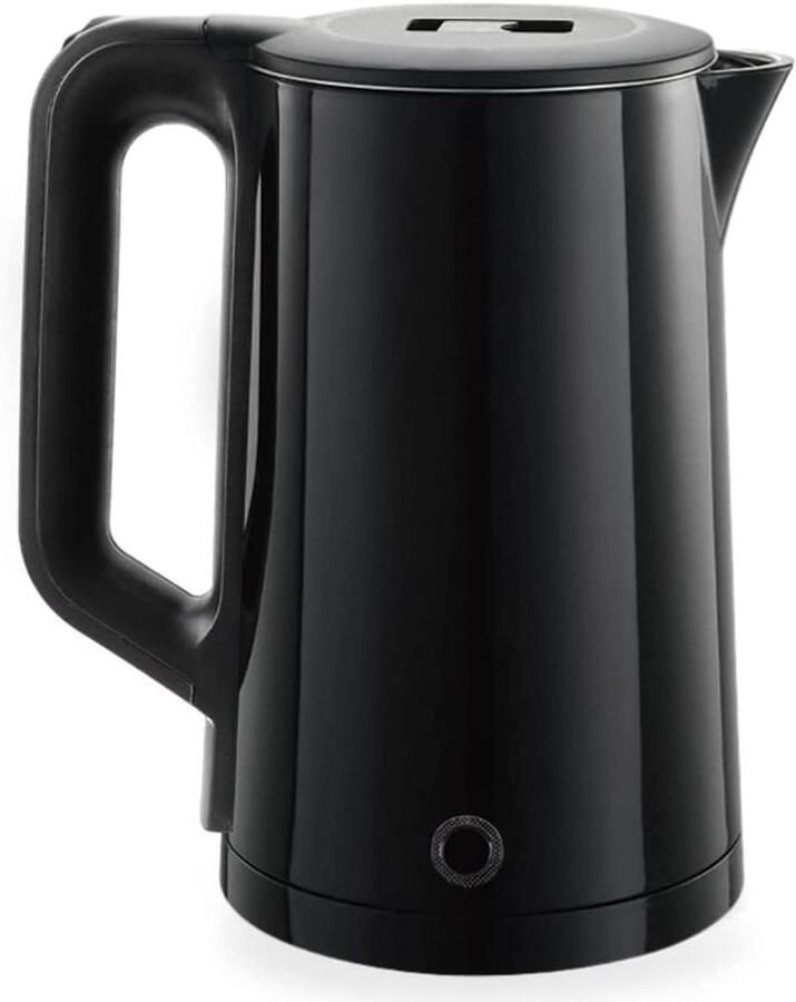 Elektrisch Waterkokers Glaas Kookpot Water Koken Temperatuur Controle 1.7 Liter Zwart
