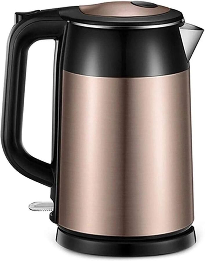 Elektrisch Waterkokers RVS Waterkoker Snel Water Koken Variabele Temperatuur 1.7 Liter Goud