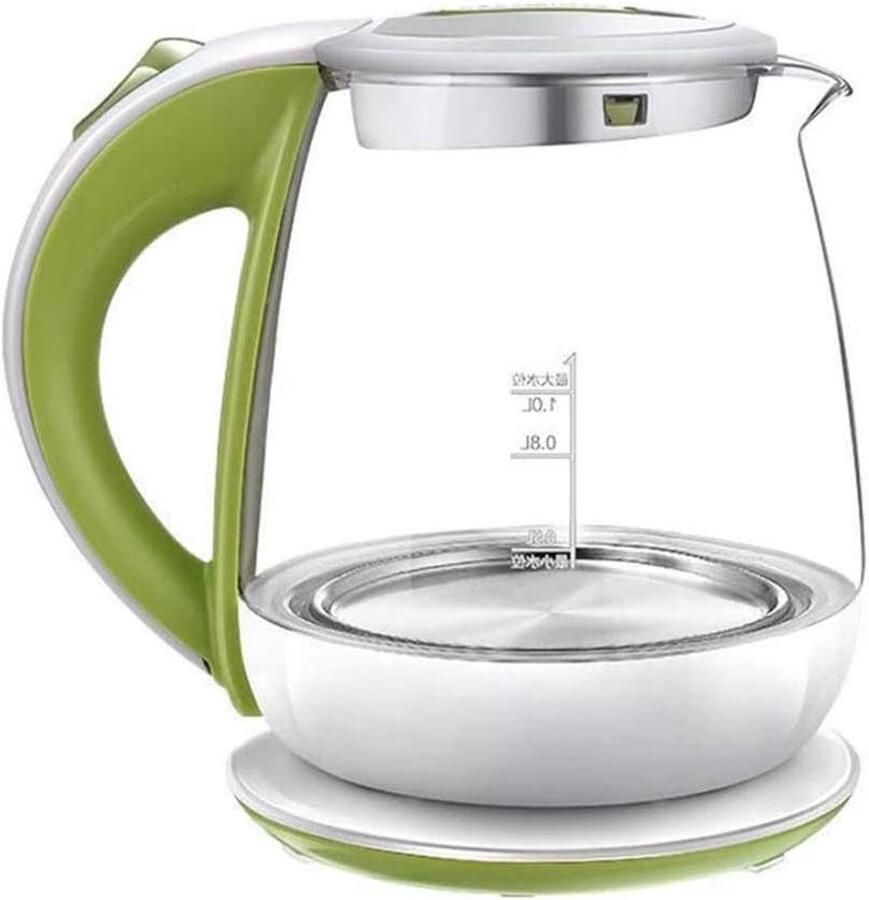 Elektrisch Waterkokers Snelkokers Drank Bereiden Instelbare Temperatuur 1.5 Liter Groen