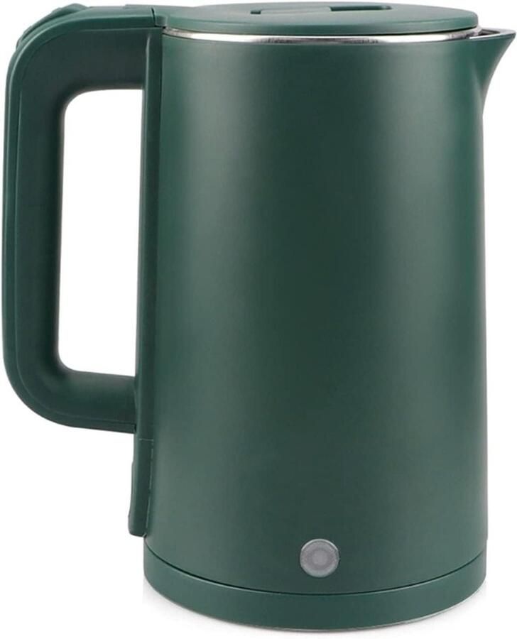 Elektrisch Waterkokers Snelkook Waterkoker Koffie en Thee Roestvrij Staal 2 Liter Groen