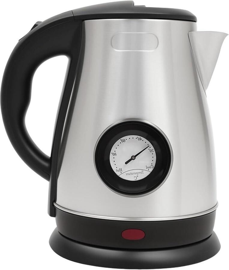 Elektrisch Waterkokers Snelkookpan Waterkoker Water Koken Temperatuur Display 1.8 Liter Zilver