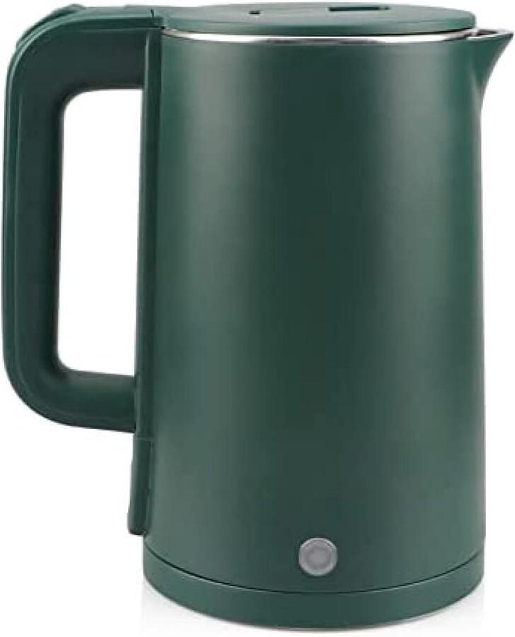 Elektrisch Waterkokers Thee Waterkoker Snel Water Koken Dubbelwandig Koel Blijvend 2000W Groen