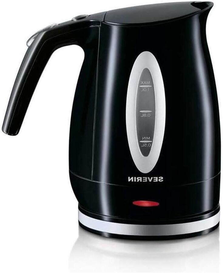 Elektrisch Waterkokertje Mini Waterkoker Snel Water Koken Automatische Uitschakeling 1 Liter Rood