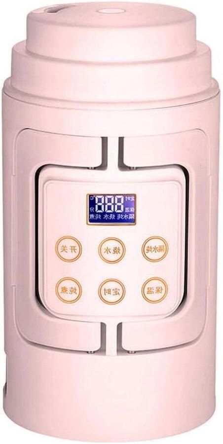 Elektrisch Waterkokertje Mini Waterkoker Thuis en Reizen Automatische Kookstop 400 Watt Roze