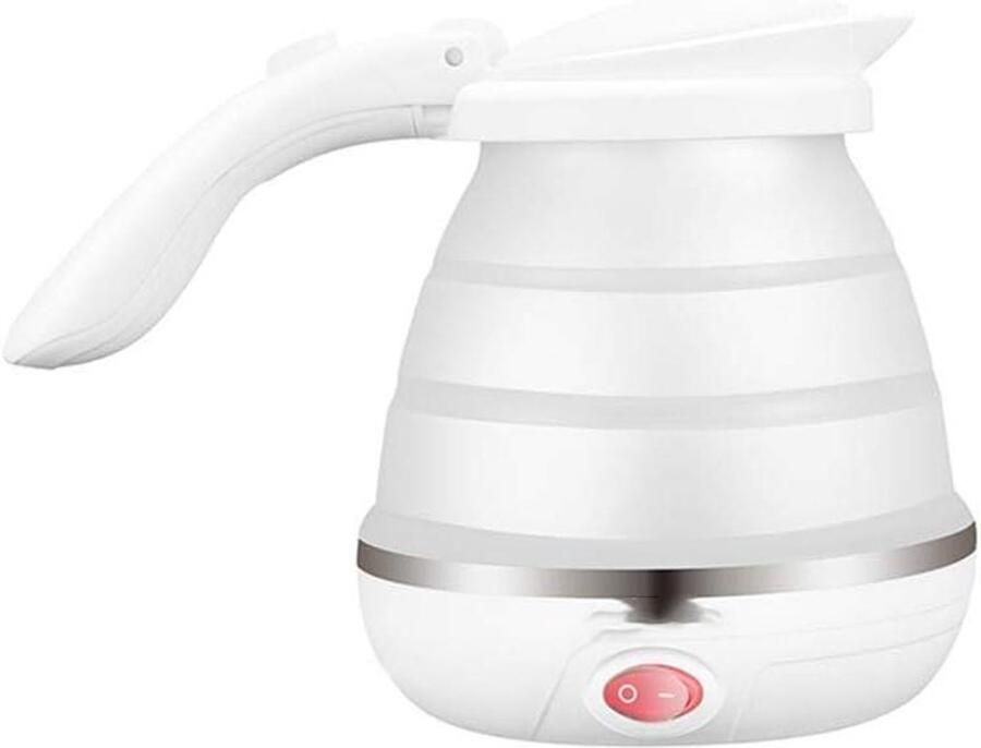 Elektrisch Waterkokertje Reis Waterkoker Mini Snel Water Koken Automatische Afslag 0.6L Wit