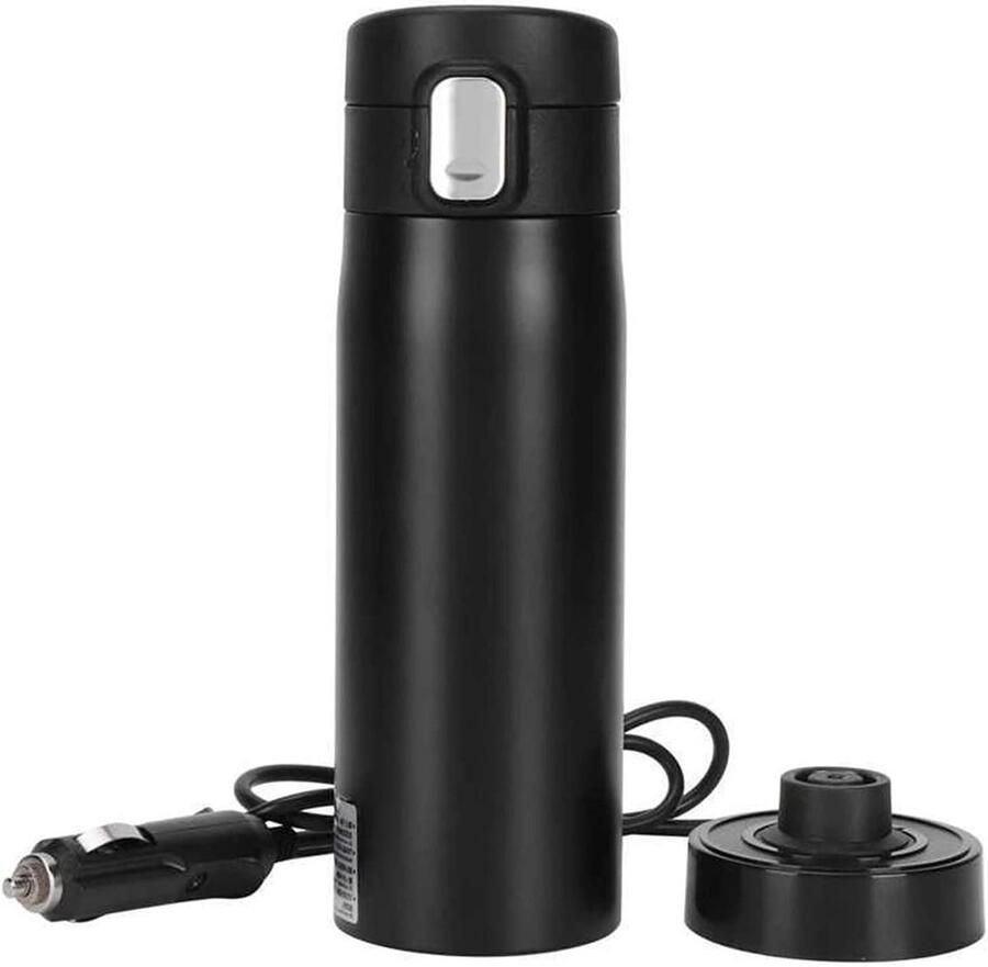 Elektrisch Waterkokertje Reis Waterkoker Onderweg Koffie Zetten Intelligente Temperatuurregeling 350ml Zwart