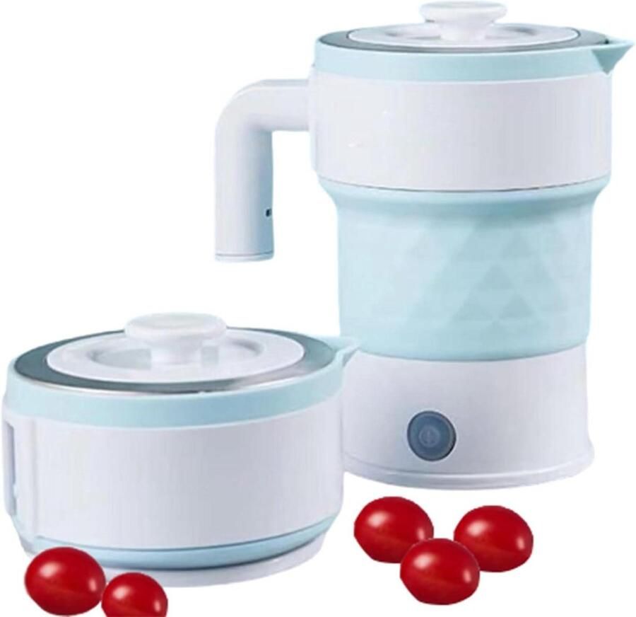 Elektrisch Waterkokertje Reis Waterkoker Opvouwbaar Water Koken Onderweg Compact Opvouwbaar Ontwerp 600 ml Multicolor