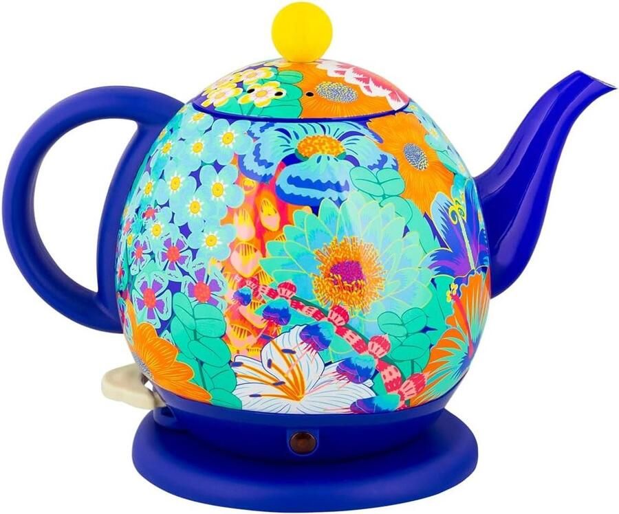 Elektrisch Waterkokertje Snel Water Koken Thee en Koffie Compact Design 1 Liter Boeket