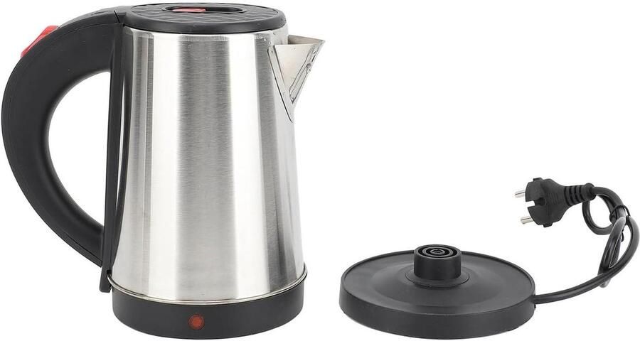 Elektrisch Waterkokertje Snelkokende Waterkoker Koffie en Thee Automatische Uitschakeling 0.8 L Zilver