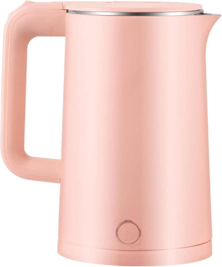 Elektrisch Waterkokertje Waterkoker RVS Snel Water Koken Automatische Uitschakelfunctie 2.2L Roze
