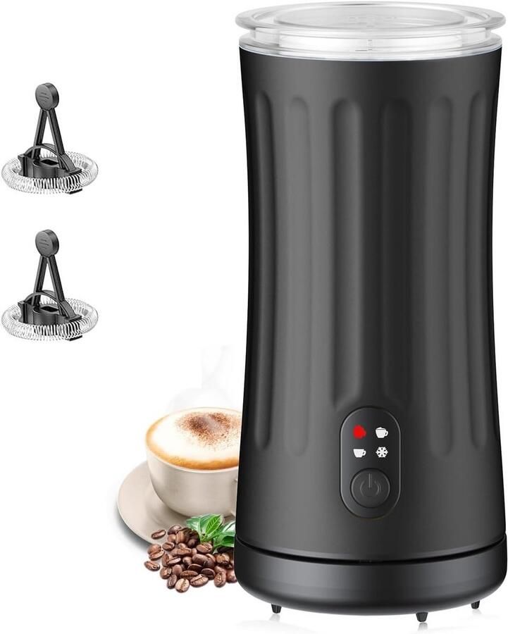 Elektrische 4-in-1 melkopschuimer voor warme en koude melk
