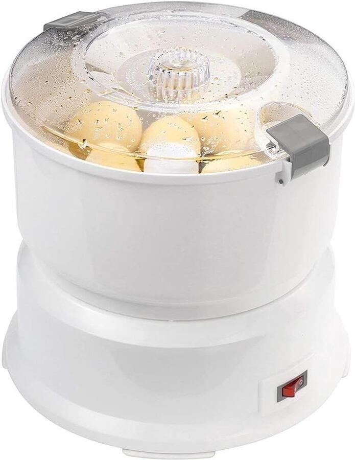 Elektrische Aardappelschiller Keuken Gadget Appelschiller Snel Groenten Schillen Rommelvrij en Tijdbesparend 1.60 kg Wit