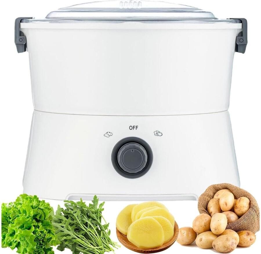 Elektrische Aardappelschiller Keukenmachine Groente Snelle Voedselbereiding Multifunctioneel Gereedschap 800g Capaciteit