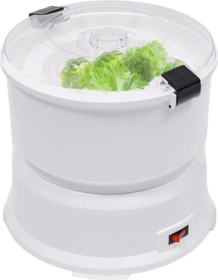 Elektrische Aardappelschilmachine Automatische Schiller Keuken Assistent 2-in-1 Functie 1 kg Capaciteit Wit