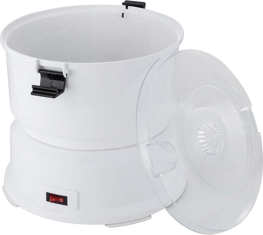 Elektrische Aardappelschilmachine Groente Schillen Snel Schillen Krachtige Koper Motor 0.8kg Capaciteit Wit